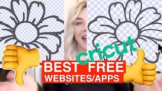 BEST 5 FREE websites and apps to use for cricut design and projects