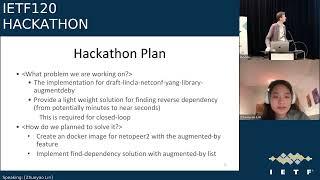 IETF 120: Hackathon (HACKATHON) 2024-07-21 21:00