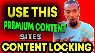 How To Find Premium Content For Cpa Content Locking - CPA Marketing