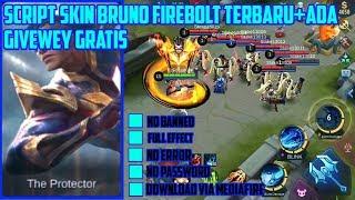 Script Skin Bruno Firebolt Full Effect Dan Ada GiveWeynya||Mobile Legends