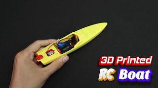 3D printed rc boat | The H Lab