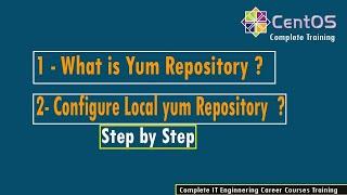 YUM Repository||Local YUM repo||Linux||CentOS 7||RHEL 7 using DVD ISO