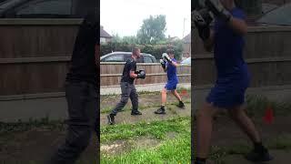 Dad Vs Son Boxing round 3