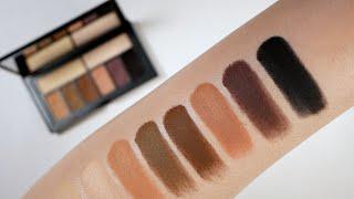 Smashbox Cover Shot Eyeshadow Palette Matte Live Swatches