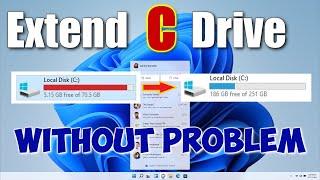 How to Expand C Drive in Windows 11, 10, 8.1  ️ Bypass Grayed Out Volume Expansion Option