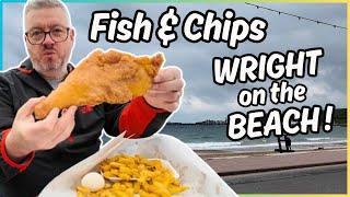 That’s a REGULAR FISH & CHIPS ?? | Wright on the Beach in SWANAGE !!