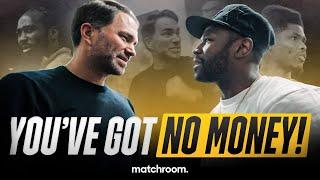 Eddie Hearn Gets Trolled By Floyd Mayweather & Terence Crawford In Las Vegas