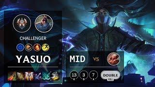 Yasuo Mid vs Vladimir - EUNE Challenger Patch 10.10