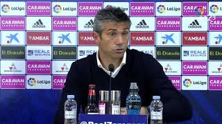 Rueda de prensa de José Luis Martí tras el Real Zaragoza vs CD Tenerife (1-0)