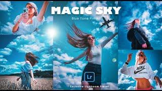 Lightroom Presets DNG & XMP Free Download | Magic SKY Preset mobile Tutorial | Dark Blue Tone
