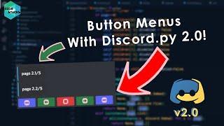 Button menus and Slash command examples in discord.py 2.0