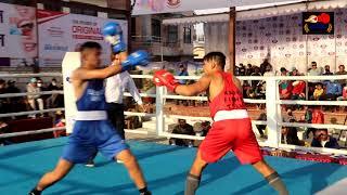 Prashant Tamang (Blue) Vs Santosh Khatri (Red) Boxing Match 69 Kg. Catagory || Bir Ganeshman Boxing