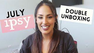 IPSY GLAM BAGS JULY 2021 DOUBLE UNBOXING