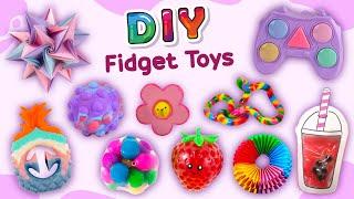 12 DIY EASY FIDGET IDEAS #fidgettoys