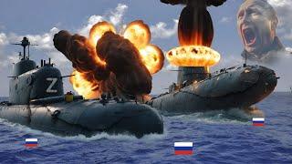 Started 1 hour ago! Ukraine attacks 2 Russian nuclear submarines