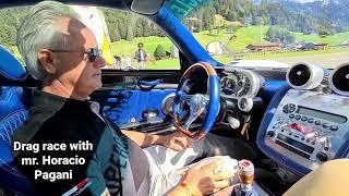 Pagani Zonda F vs. Porsche Carrera GT with Mr. Horacio Pagani drag race