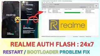 Realme Qualcomm Flashing Without msmtool id pass | The current image have been destroy | Restart fix