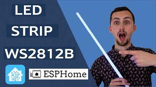 WS2812B LED Strip with ESPHome and Home Assistant