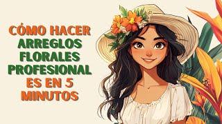 Cómo Hacer Arreglos Florales Profesionales en 5 Minutos