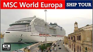 Msc World Europa, Ship Tour  Deck 6, 7, 8! Amazing Msc Ship Experience!️