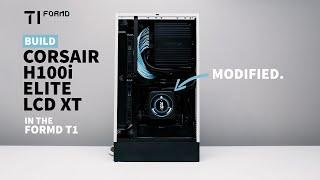 FormD T1 Build: Clean Cable Management for H100i LCD XT & Commander Pro