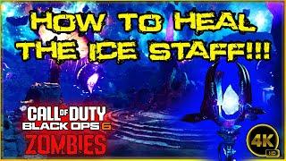 BO6 ZOMBIES "THE TOMB" HOW TO HEAL THE ICE STAFF!! (STAFF DEFENSE EASY!!) #bo6zombies #bo6