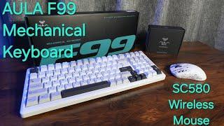 AULA Mechanical Keyboard And SC580 Wireless Mouse Unboxing