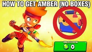 How to get Amber | No boxes update | Brawl Stars • Blafroc Brawl -99% works!!!