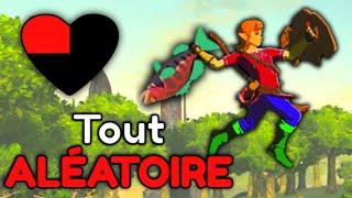 Zelda BotW mais TOUT est ALÉATOIRE avec 1/4 de cœur !