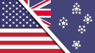 Flags in Style of Australia | Flag Animation