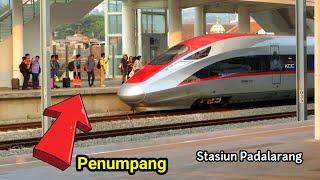 Padalarang jadi Stasiun KERETA CEPAT paling ramai penumpang | High Speed Train