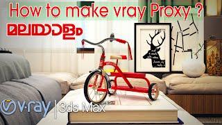 3ds max Vray Proxy Making