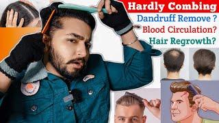 Hardly Combing For Dandruff Removal | Hardly Combing For Hair Regrowth