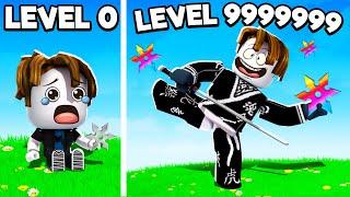 I BECAME A LEVEL 999,999,999 NINJA | ROBLOX