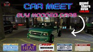 GTA 5 Online - LS Car Meet Buy NEW Modded Cars and Give Cars To Friends! LIVE! {PS5} - JOIN IN!