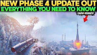 New Phase 4 Update Out On All Platforms in SnowRunner Everything You Need to Know