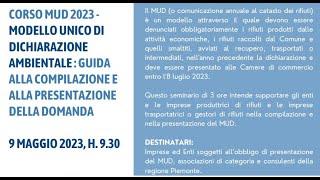 MUD 2023: guida alla compilazione