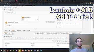 Building a Restful API with Lambda and an ALB on AWS from scratch!