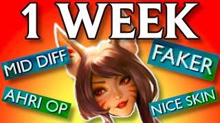 I Spent 1 WEEK Learning Ahri to PROVE $500 is Worth It