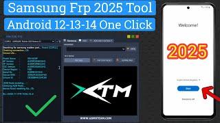 New Tool- Samsung Galaxy Frp Bypass With 2025 || All Samsung Frp Bypass Android 12,13,14 Fix Tool