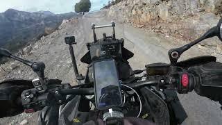 Cf Moto 450 MT Adv ride from Knossos to Anogia Crete