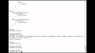 Configuring Transparent Mode on an SRX Series