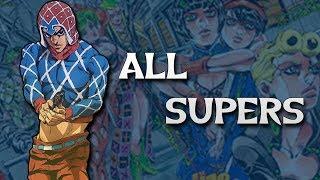 JJBA Part 5: Golden Wind - ALL SUPERS | M.U.G.E.N