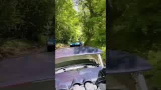 Following Bugatti Chiron in Veyron