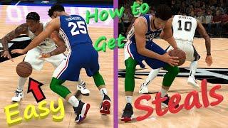 how do you get easy steals in NBA 2k22