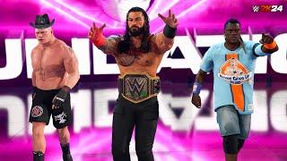 R-Truth Shocking Entry In Roman Reigns John Cena Brock Lesnar's Team Khatru WWE 2K24