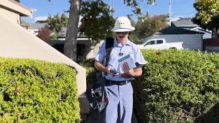 USPS letter carrier shows us what it's like delivering mail during the holiday season