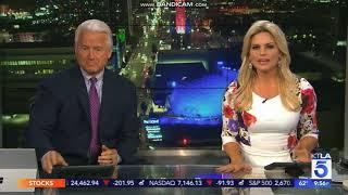 KTLA 5 News at 10pm Sunday breaking news open April 22, 2018