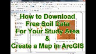 Download free soil data and create a soil map layout on ArcGIS