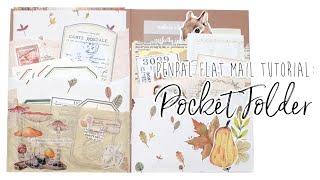 Penpal Flat Mail: Pocket Folder  | Snail Mail Tutorial Process Video